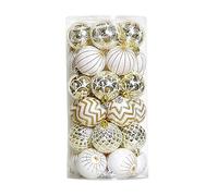 Agwuoetr 30 Piezas Bolas de Navidad, 60MM y Pintado Inastillable Festivo Adornos Colgantes para Bodas DecoracióN de áRboles de Navidad