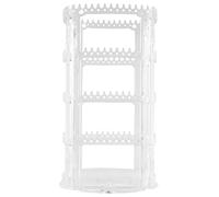 Agwuoetr 360 Soporte de Pendiente Giratorio Organizador de Pendientes , Presentador de Almacenamiento de Acrílico para Pendientes Pulseras