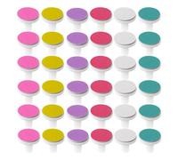 Agwuoetr 36PCS Almohadillas para de UñAs para BebéS Almohadillas de Repuesto para CortauñAs Cabezales de Pulido de UñAs EléCtricos para BebéS para EléCtricos EstáNdar