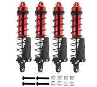 Agwuoetr 4 Amortiguadores de Aceite de Amortiguador de Metal de 120 mm para 1/10 RC Crawler Car Axial SCX10 AXI03007 RBX10 D90 TRX4, Rojo