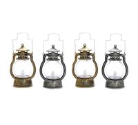 Agwuoetr 4 Faroles LED Decorativos para Exteriores, Farol Colgante, DecoracióN Retro para Patio, Porche, DecoracióN de Granja