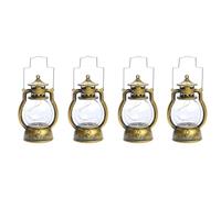 Agwuoetr 4 Faroles LED Retro Decorativos para Colgar al Aire Libre, DecoracióN de Granja para Fiesta de CumpleañOs, DecoracióN NavideñA