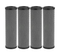 Agwuoetr 4 Filtros de Agua de Carbón Estándar de 10 Pulgadas para Toda la Casa, Filtro de Repuesto para Sedimentos y Sabores y Olores