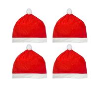 Agwuoetr 4 Fundas para Reposacabezas de Asiento de Coche con Gorro de Papá, DecoracióN Interior para Coche, Adecuada para la MayoríA de los Reposacabezas de Coche