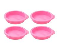 Agwuoetr 4 Moldes para Huevos para Freidora de Aire, Moldes para Huevos para Freidora de Aire de Silicona, para Tapas de Muffins, Tostadas, Accesorios Antiadherentes para Freidora de Aire