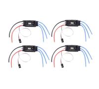 Agwuoetr 4 Piezas 2-4S 30A RC Controlador de Velocidad EléCtrico ESC Sin Escobillas 5V 2A para BateríA Lipo 2 A 4S DIY Multicopter Quadcopter