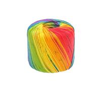 Agwuoetr 40G/Bola Hilo de AlgodóN de Encaje Colorido TeñIdo Segmentario Hilo Degradado DIY Tejido A Mano Ropa de Ganchillo MuñEca Hilo de Encaje A