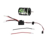 Agwuoetr 540 Motor Cepillado 45T con 1060 ESC Cepillado 60A 2-3S LiPo Controlador de Velocidad EléCtrico Impermeable para Coche RC 1/10