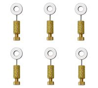 Agwuoetr 6 Piezas (6-12 Mm/0,24-0,47 Pulgadas) Aguja de Posicionamiento de Sutura de Herramientas Hechas una Mano Costura de Puntadas Fijas