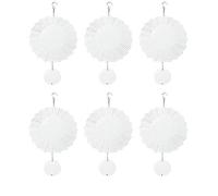Agwuoetr 6 Piezas 8 Pulgadas SublimacióN Wind Spinner Blanks 3D Wind Spinners Hanging Wind Spinners de Viento para DecoracióN de JardíN al Aire Libre