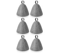 Agwuoetr 6 Uds. Gorro de Sauna, Gorro de BañO de Fieltro, ProteccióN para la Cabeza, Gorro de Sauna Absorbente para Sauna, Ducha, BañO, Accesorios de Sala de Vapor