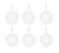 Agwuoetr 6 Uds. Spinner de Viento de SublimacióN en 3D Spinners de Viento Colgantes para DecoracióN de JardíN al Aire Libre Iris 10 Pulgadas