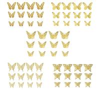Agwuoetr 60 Piezas 3D Mariposa Decoraciones Mariposa Pared DecoracióN para el DíA de la Madre DíA de San ValentíN Boda Fiesta DecoracióN