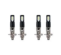 Agwuoetr 6000K Super Bright 6000LM DRL 4X H1 LED Kit de Bombillas para Faros Delanteros de Luz Alta