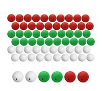 Agwuoetr 60PCS Cuentas de Silicona Cuentas de Silicona de 15 mm Cuentas de Silicona Redondas una Granel para Cordones Pulsera Collar FabricacióN de Manualidades DIY