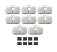 Agwuoetr 8 Paquetes de Filtros de Repuesto para Fuente de Agua para Gatos Dockstream PLWF005 PLWF115, Filtros para Fuente de Agua para Mascotas Ultra Silenciosa