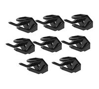 Agwuoetr 8 para Sombreros de Pared para Sombreros para Gorra de BéIsbol, Colgadores de Sombreros para Pared, Color Negro