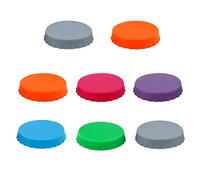 Agwuoetr 8 Uds. de Cubiertas Reutilizables para Latas de Bebidas, Protectores de Tapa de Soda, Tapa de Botella de Sellado de Silicona, Tapa de Sellado a Prueba de Fugas