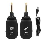 Agwuoetr A9II Transmisor Receptor de Guitarra InaláMbrico Amplificador de Transmisor de Guitarra Recargable para Bajo de Guitarra EléCtrica