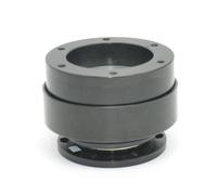 Agwuoetr Adaptador de Cubo de LiberacióN RáPida para Volante de Juego de Simulador de Carreras de 6 Orificios de 70 mm para CamióN Simagic M10 A/Mini Euro