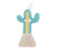 Agwuoetr Adorno Cactus DecoracióN de la HabitacióN Colgante de Pared Tejido con Borlas Regalo de DecoracióN de la Pared del Cuarto de NiñOs Columpio Colgante de Coche Azul
