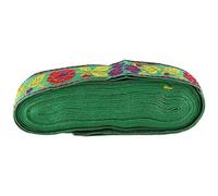 Agwuoetr Adorno de Cinta de Jacquard Floral, Cinta de Jacquard Tejida de Costura Tela de Cinta de Encaje Bordado Vintage para DecoracióN Estilo de Adorno D