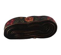 Agwuoetr Adorno de Cinta de Jacquard Floral, Cinta de Jacquard Tejida de Costura Tela de Cinta de Encaje Bordado Vintage para DecoracióN Estilo de Adorno B