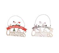 Agwuoetr Adornos NavideñOs, Letrero para Puerta Principal, Etiquetas, Letrero de Feliz Navidad, Etiquetas de Madera, DecoracióN de Madera, Colgante