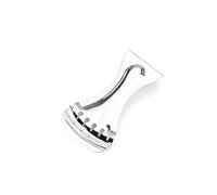 Agwuoetr AleacióN de Zinc de 6 Cuerdas Duradera para Cordal Estilo Dobro para Guitarra Resonadora Cromada