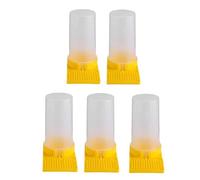 Agwuoetr Alimentador de Abejas, Dispensador de Agua para Apicultura, Comedero de Entrada para Colmena, Herramientas de Apicultura (Paquete de 5)