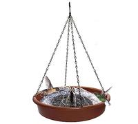 Agwuoetr Alimentador de Agua Colgable Rociador Solar para PáJaros Pedestal Fuente de BañO para PáJaros con Bomba