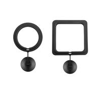 Agwuoetr Anillo de AlimentacióN para Peces, CíRculo Flotante de AlimentacióN con Ventosa, FáCil de Instalar, Acuario Negro