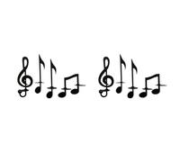Agwuoetr Aplique de Pared con Notas Musicales Aplique de Pared de Metal Portavelas de Montaje en Pared Portavelas para Luz de Té Portavelas con SíMbolo Musical