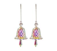 Agwuoetr Atrapasoles de Cristal - Adornos NavideñOs AtrapasueñOs Ventana Interior Campanas de Prisma ArcoíRis Decoraciones NavideñAs Colgantes