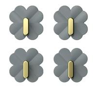 Agwuoetr Autoadhesivos para Pared, Sin DañOs, Colgador de Bolsas Resistente, Soporte para Bolso, Gancho de Pared Adhesivo para Toalla, Gris