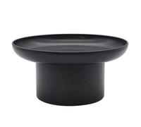 Agwuoetr Bandeja de CosméTicos de Perfume de Frutas ABS, Bandeja Decorativa Redonda y Negra, Organizador, Tablero de DecoracióN del Hogar, Tablero de Almacenamiento SimpleB