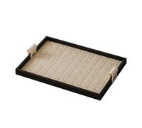 Agwuoetr Bandeja de para Llaves para Mesa de Entrada,Bandeja Organizadora de Escritorio, Bandeja de Tocador con Asa,Organizador de Almacenamiento,Bandeja Catchall,B