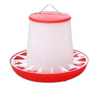 Agwuoetr Bebedero para Pollos de 12 Kg, Cubo Alimentador de PláStico, Gallo, Gallina, Hervidor para Beber, de AlimentacióN, Animales de Granja, Herramienta para Avicultura