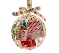 Agwuoetr Bola de Adorno NavideñO, Decoraciones para áRboles de Navidad, Adorno Transparente, Bola Colgante para Casa, Caja