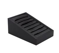 Agwuoetr Caja de Almacenamiento con Bandeja para Pendientes y Anillos, Organizador de Joyas, Estuche Expositor, Mujeres Encantadoras para Anillos, Bandejas, Tiendas de Encimera