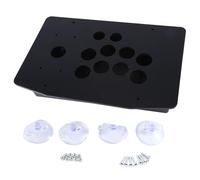 Agwuoetr Caja de Panel AcríLico de Joystick Arcade para MáQuina de Juego Arcade DIY, Se Puede Instalar un BotóN de Joystick para Videojuego Retro