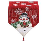 Agwuoetr Camino de Mesa NavideñO, Camino de Mesa de MuñEco de Nieve e Invierno para Cocina, Comedor, DecoracióN NavideñA para DecoracióN de Mesa de Fiesta en el Hogar