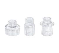 Agwuoetr Candelabros de Cristal CóNicos para Centros de Mesa, DecoracióN de Bodas y Fiestas B