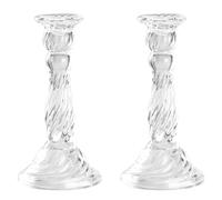 Agwuoetr Candelabros de Vidrio Candelabros CóNicos Candelabros para Mesa CelebracióN de Boda Centro de Mesa Candelabros CóNicos B