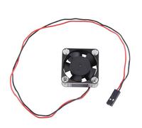 Agwuoetr Carcasa MetáLica Motor ESC Ventilador de RefrigeracióN de 25 mm Enfriador de Ventilador de DisipacióN de de Alta Velocidad para Repuesto de Coche RC, Plateado
