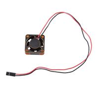 Agwuoetr Carcasa MetáLica Motor ESC Ventilador de RefrigeracióN de 25 mm Enfriador de Ventilador de DisipacióN de de Alta Velocidad para Repuesto de Coche RC, Dorado