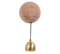 Agwuoetr Carillones de Viento de Madera, Timbre de Puerta de Entrada Manual para Colgante de DecoracióN de Puerta de Timbre de Madera