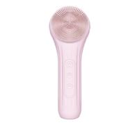 Agwuoetr Cepillo EléCtrico Limpiador de Poros Impermeable Calentado CinturóN de Silicona Cargador MagnéTico Dispositivo de Limpieza Rosa