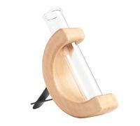 Agwuoetr Clip Ventilación para Florero Automóvil,Propagación Ventilación Automóvil,Clip Ventilación para Florero Mini Automóvil,Tubo Vidrio con Soporte Clip para Florero Automóvil,B