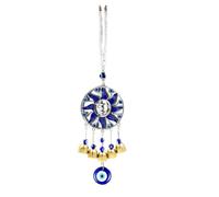 Agwuoetr Colgante de Campana de Viento, Campana de Viento Colgante, Campana de Viento de Coche, Campana de Viento de Puerta, de Hogar de Ojos Azules con Campana de Ventana, A